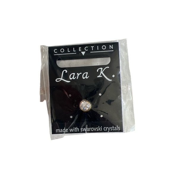 Lara K Made With Swarovski Crystals Lapel Pin - Rhinestones, Pins, Glamour - Picture 1 of 3